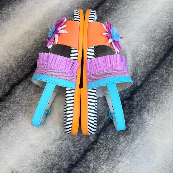 Sophia Webster Jute Flower Sandals - Picture 3 of 7